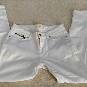 White jeans ZARA